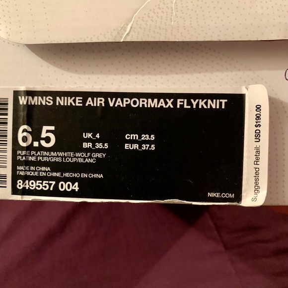 Nike VaporMax sneakers. - Picture 2 of 14